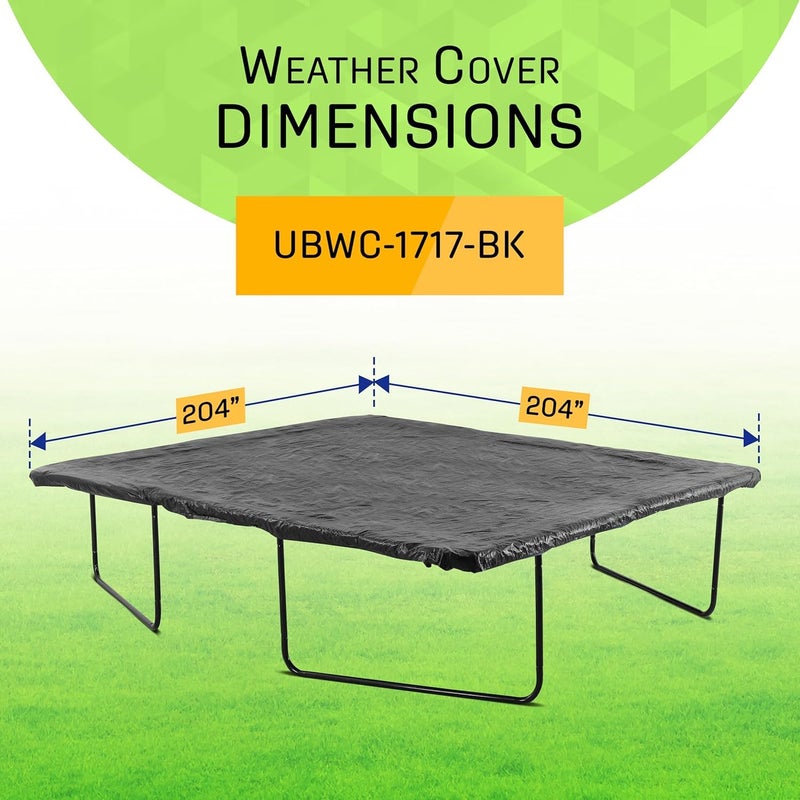 Upper Bounce Machrus Trampoline Weather Cover - 7.5Ft 8Ft 10Ft 11Ft 12Ft 13Ft 14Ft 15Ft 16Ft 17Ft 8X14Ft 9X15Ft 10X17Ft -Weather-Resistant Trampoline Protective Cover - Image 2