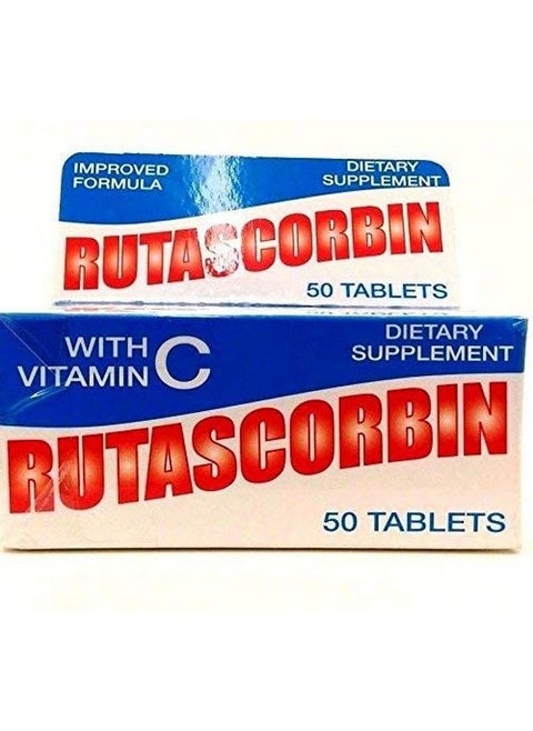 Rutascorbin With Vitamin C 50 Tablets