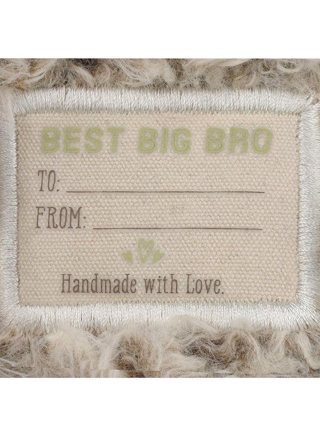 DEMDACO Big Brother Puppy Soft Brown 13 inch Plush Material Stuffed Animal Figure Toy - Image 2