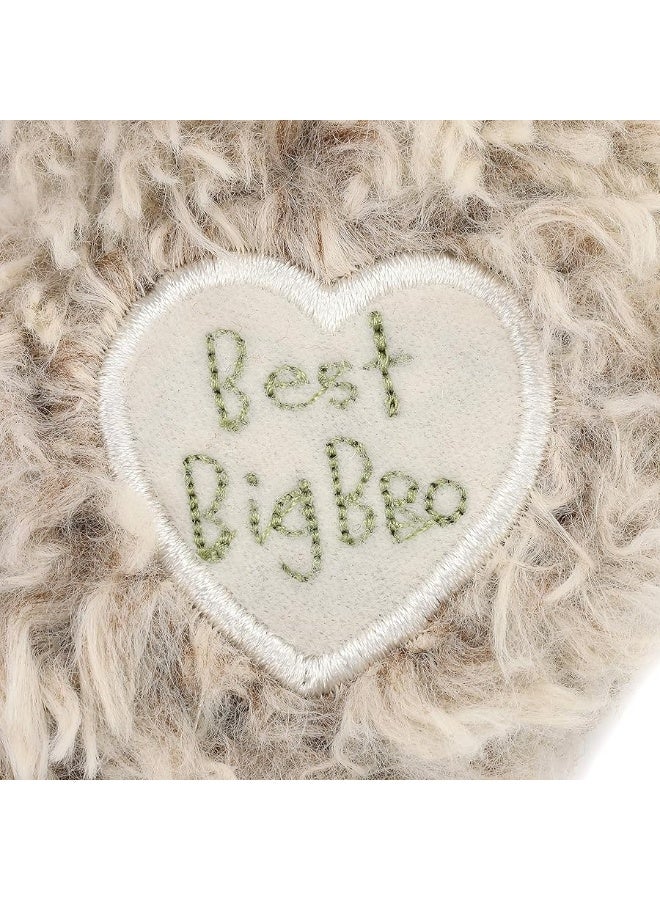 DEMDACO Big Brother Puppy Soft Brown 13 inch Plush Material Stuffed Animal Figure Toy - Image 1