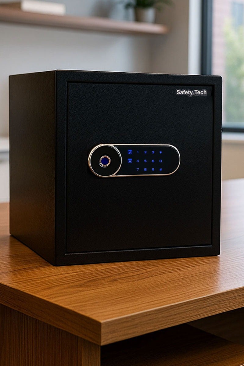 Safety Tech GN40EDJ Safe – Smart Fingerprint + Modern Touchscreen + Advanced High-Precision Security Alarm | From the Global Brand Safety Tech - Image 1