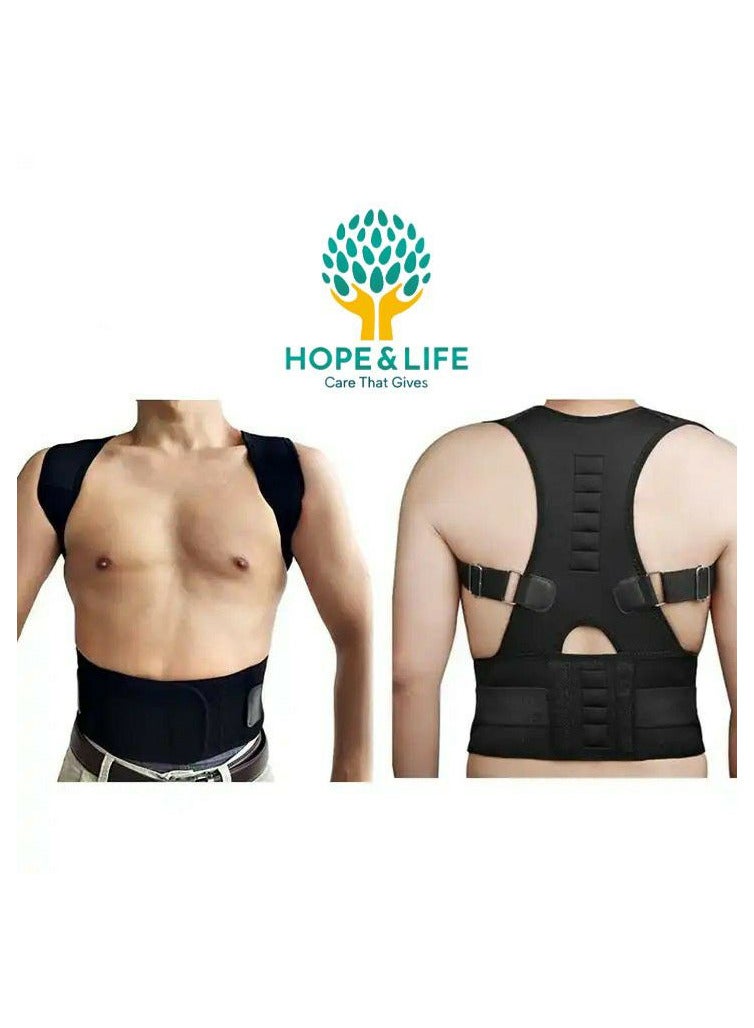 Hope And Life The Back Belt For Posture Correction And Shoulder Straightening Is Made Of Strong, Breathable Material That Is Comfortable To Wear For Men And Women - Multiple Sizes - Image 3