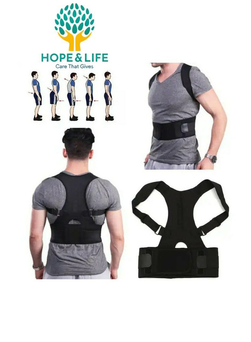 Hope And Life The Back Belt For Posture Correction And Shoulder Straightening Is Made Of Strong, Breathable Material That Is Comfortable To Wear For Men And Women - Multiple Sizes - Image 4