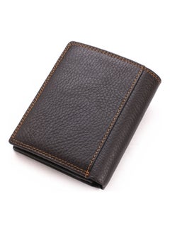 Generic Multi Functional Large Capacity Vertical Leather Wallet Coffee  - Image 2