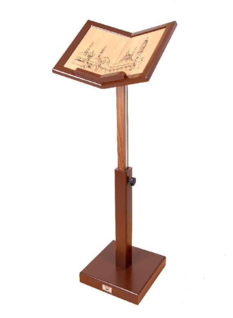 حامل المصحف الخشبي ( الفرقان ) بني فاتح - نسخة أصلية - Image 1