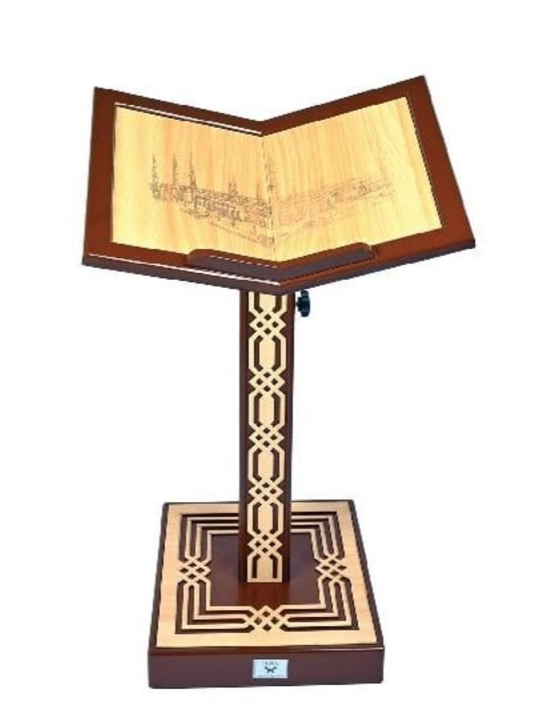 حامل المصحف الخشبي ( الفرقان ) بني فاتح - نسخة أصلية - Image 3