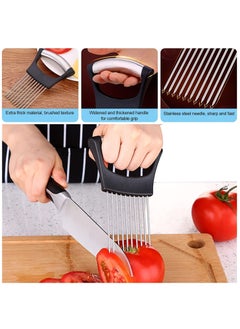 Finger Guard for Cutting Vegetables Finger Protector Knife Finger Protector Thumb Guard for Onion Holder Slicer Kitchen Tool Avoid Hurting, Size: 2pcs