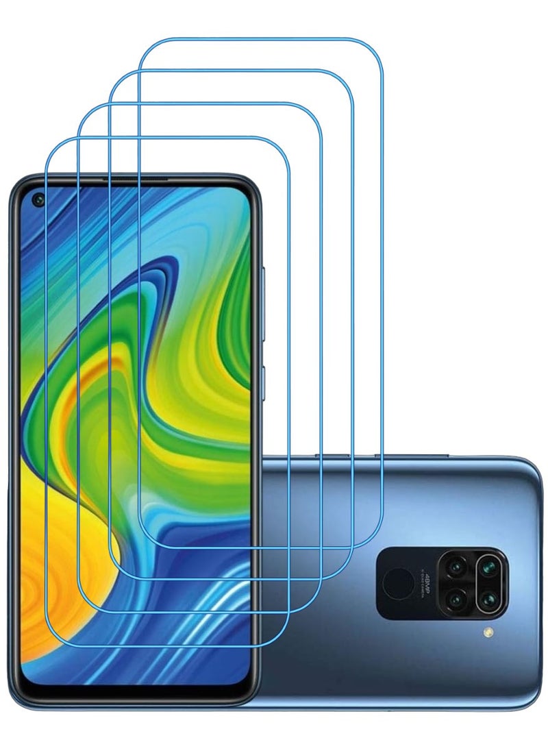 ACLIX 4 Pieces Antistatic ESD Dustproof Premium Quality High Definition Clear Tempered Glass Screen Protector Designed For Xiaomi Redmi Note 9 - Image 1