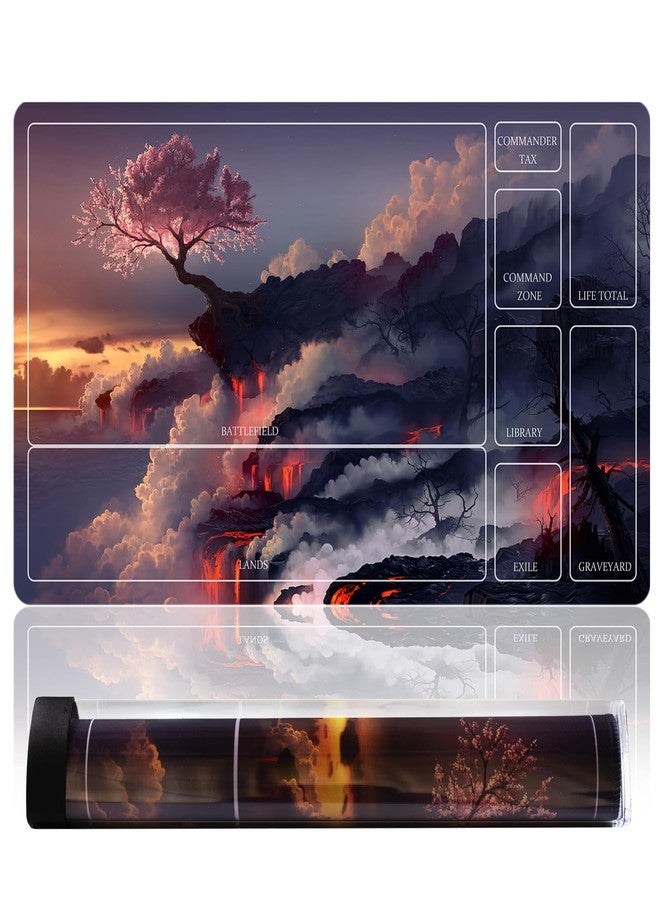 sabermaster TCG playmat Table Mats Size 70X40 cm Mousepad Compatible for MTG RPG CCG Trading Card Game Play mats Original Play Mat Art Designs & Accessories (15) - Image 1