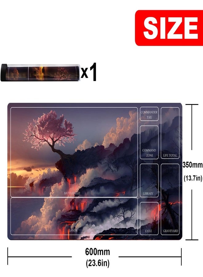 sabermaster TCG playmat Table Mats Size 70X40 cm Mousepad Compatible for MTG RPG CCG Trading Card Game Play mats Original Play Mat Art Designs & Accessories (15) - Image 2