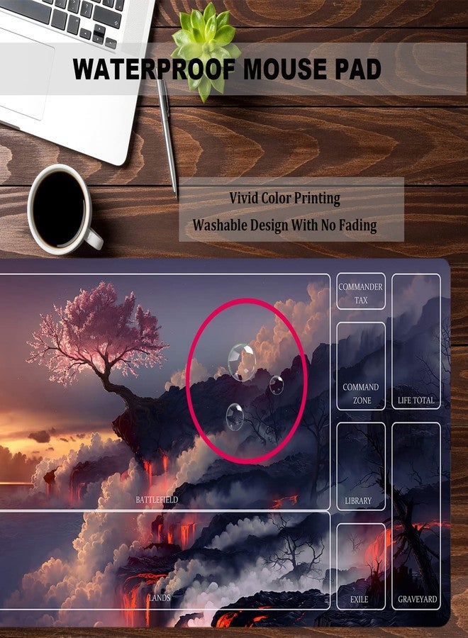 sabermaster TCG playmat Table Mats Size 70X40 cm Mousepad Compatible for MTG RPG CCG Trading Card Game Play mats Original Play Mat Art Designs & Accessories (15) - Image 5