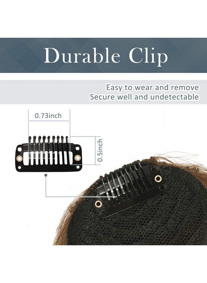 BARSDAR Clip in Bangs - Human Hair Bangs Extensions for Women, French Thick Black Hair Bangs Clip in - Real Human Hair Bangs Natural Hair Clip in Bangs Hairpieces Girls Daily - Natural Black - Image 5