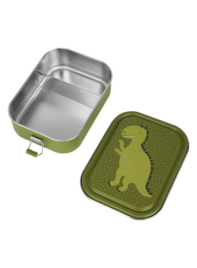 Trixie Stainless Steel Lunch Box Large - 2-Compartment - Mr. Dino - Image 5