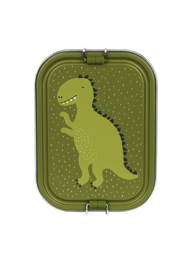 Trixie Stainless Steel Lunch Box Large - 2-Compartment - Mr. Dino - Image 2