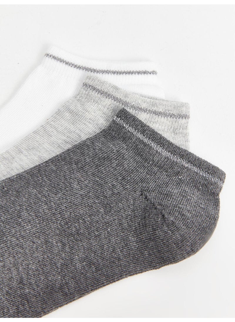 LC WAIKIKI - Dream Women's Plain Ankle Socks 3 Pack - Image 1
