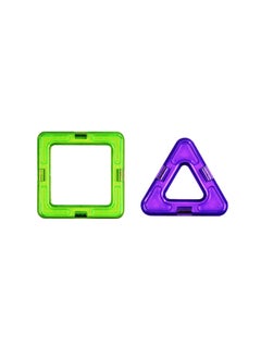 Large magnetic sheet building blocks magnet toy magnetic magnet 3-6-8 years old boys and girls loose pieces variety Assembly[Large] 10 square triangles each [Large] 10 square triangles each
