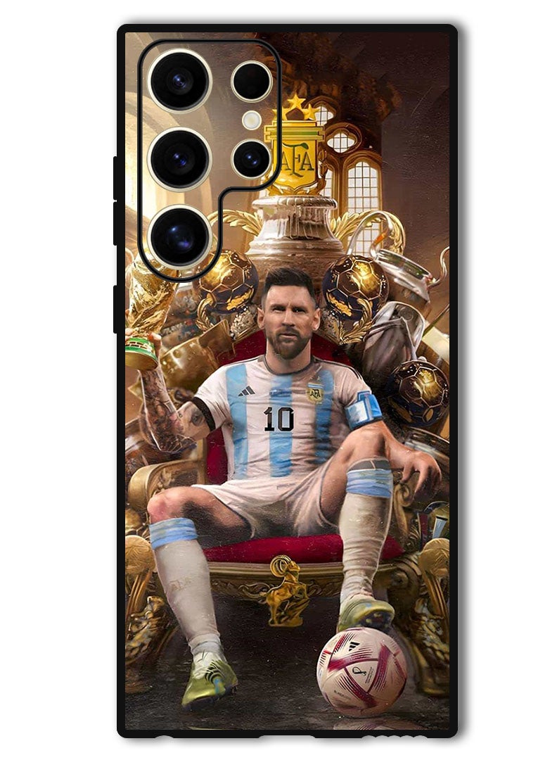Theodor Protective Case Anti Scratch Shock Proof Bumper Cover For Samsung Galaxy S24 Ultra Messi 2 - Image 1