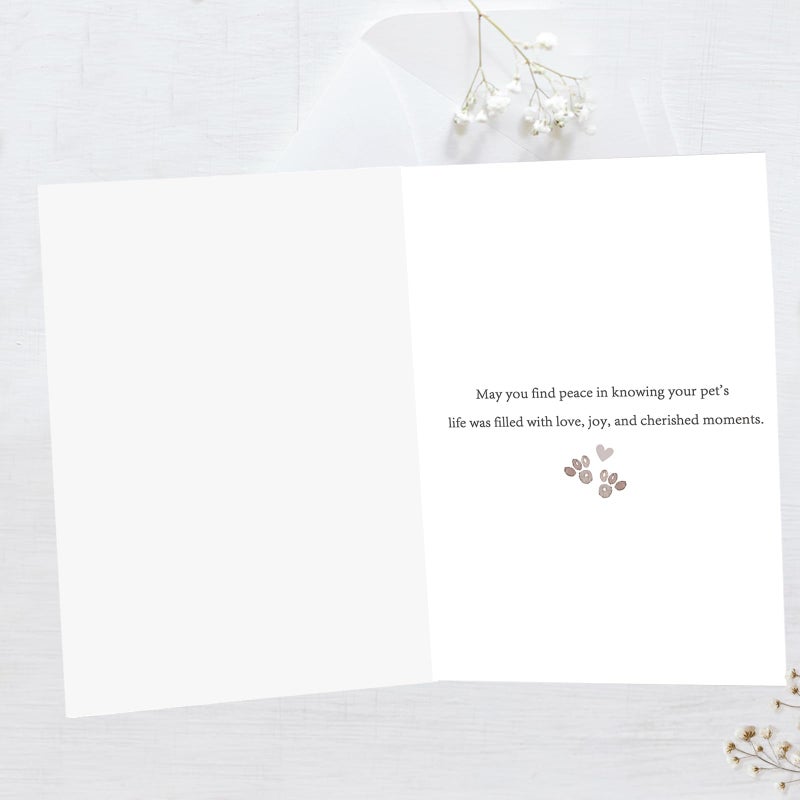 Mcduldul Pet Sympathy Card for Dog Cat | Loss of Dog Sympathy Gift | Pets Memorial Gifts for Loss of Dogs | Pets Bereavement Gifts - Image 2