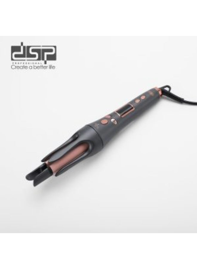 دي اس بي أداة تجعيد الأوتوماتيكية الشعر 2 في 1 من دي اس  بي 8 إعدادات لعرض درجة الحرارة: 150 درجة حرارة توصل ل 220درجة مئوية سريعة التسخين  مادة الأنبوب: أنبوب ألومنيوم مع طلاء سيراميكي، شاشة LED،وظيفة إيقاف التشغيل التلقائي بعد ساعة واحدة، دوران ثنائي الاتجاه، مقاومة للحروق، مقاومة للتشابك، إيقاف تشغيل تلقائي لتصفيف الشعر موديل DSP 20588 - Image 2