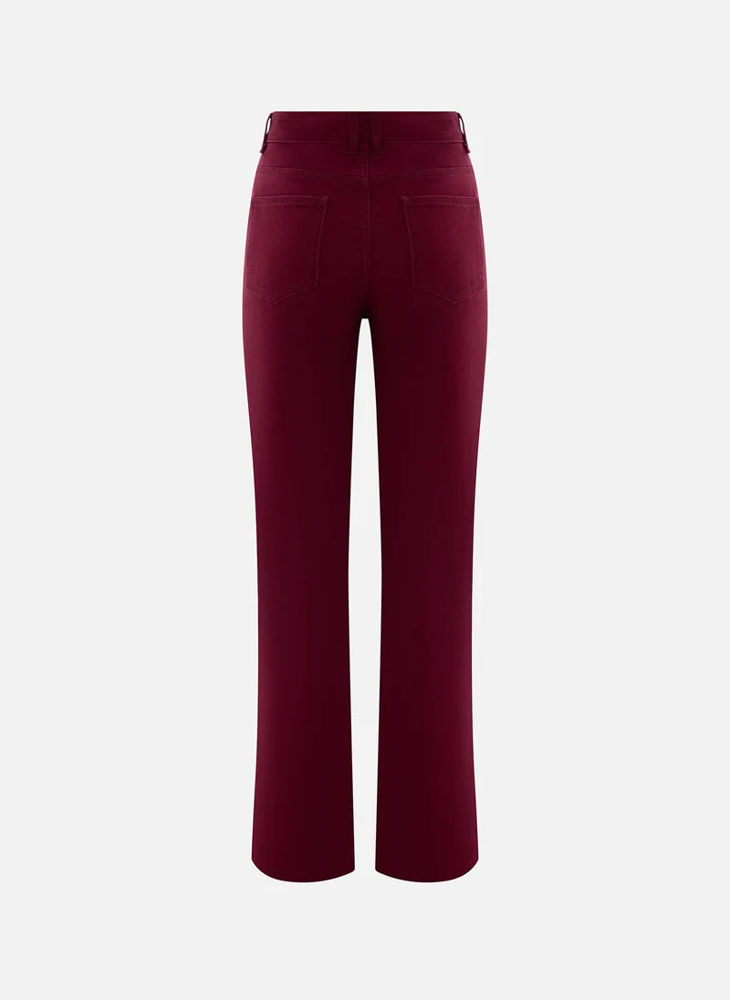 Lichi Flared mid-rise jeans