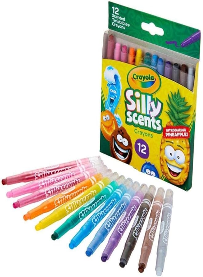 Crayola Silly Scents Mini Twistables Scented Crayons (set of 12) - Multi Colors