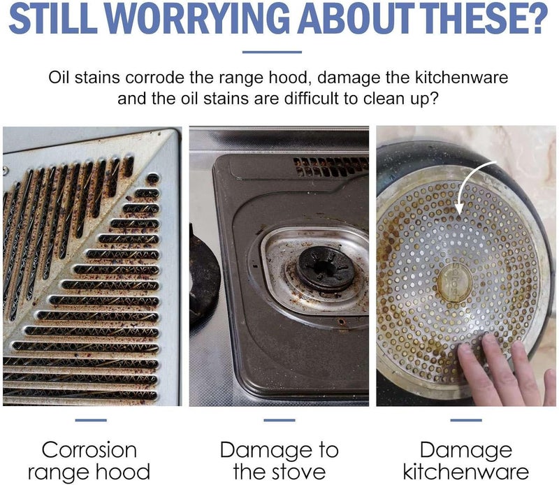 كلاراكو مسحوق تنظيف قوي متعدد الأغراض - مسحوق تنظيف رغوي متعدد الأغراض لإزالة الصدأ للمطبخ، عامل تنظيف قوي متعدد الوظائف للمنزل، تنظيف فعال لإزالة بقع الزيت العنيدة (100 جرام/قطعة واحدة) - Image 3