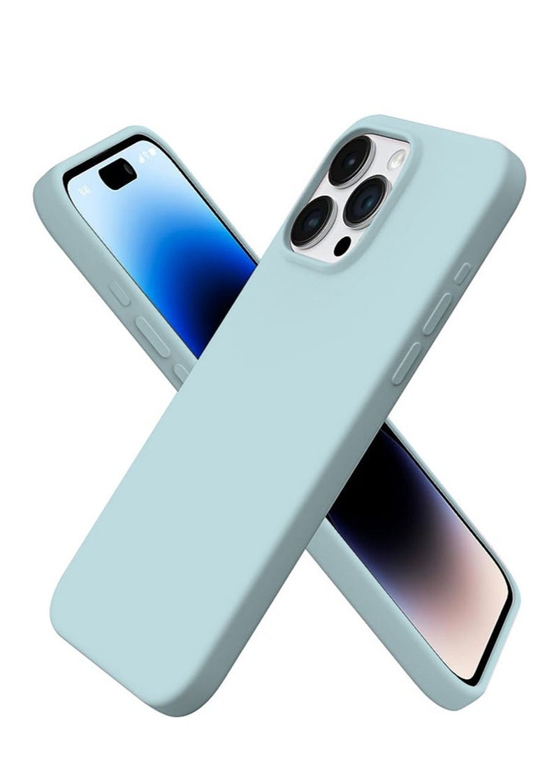 iPhone 15 Pro Mobile Case Cover with Soft Liquid Silicone Protection Anti-Scratch Shockproof Accessories Slim Protective Back Cover with Comfortable Hold Touch Feeling and Anti-fingerprint - Image 1