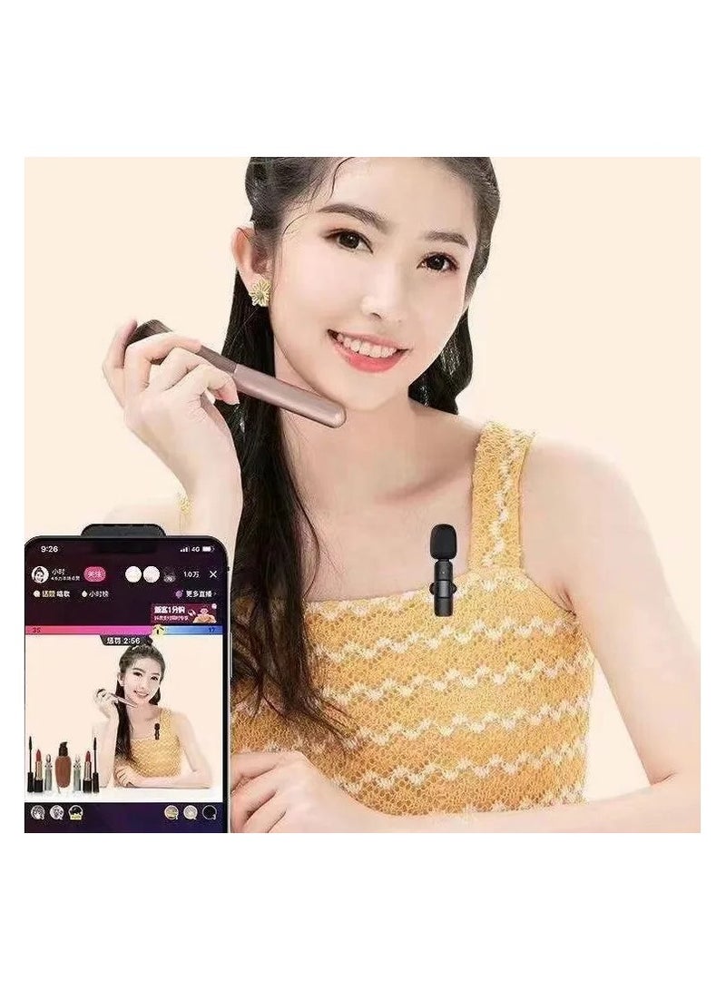 Raxoom K8 Wireless Collar Clip Microphone For iPhone/iPad & Type C Mobile Phones Plug-Play Microphone - Image 3