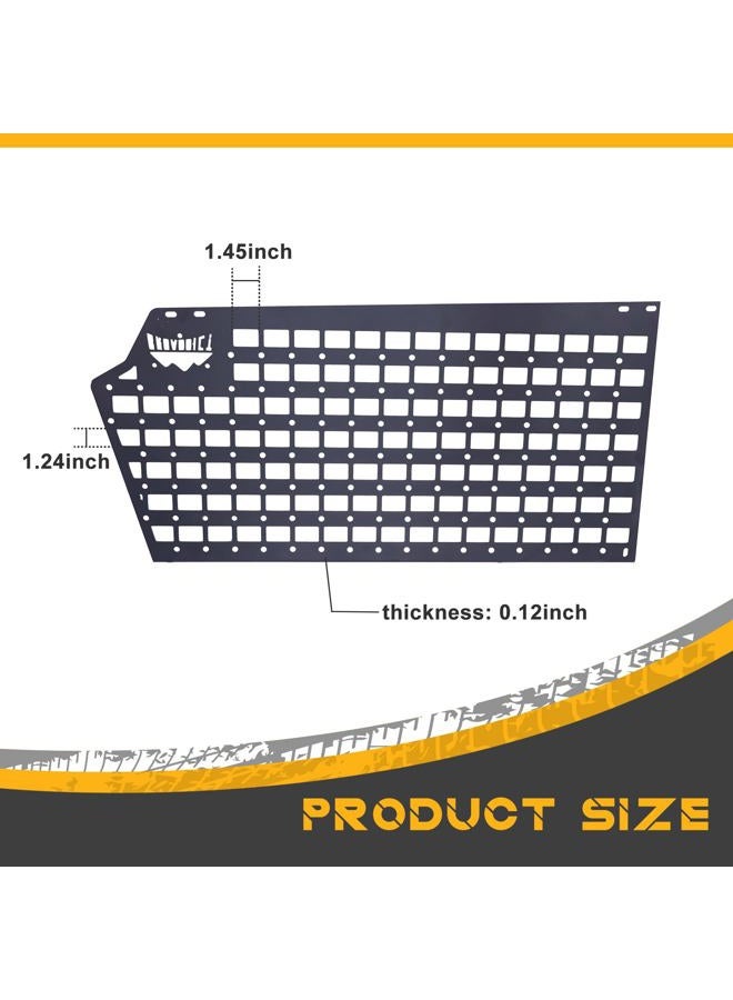 Broaddict Rear Window Interior Shelf Storage Molle Panel Fit for Ford Bronco (Hard Top) 4 Door 2021 2022 2023 2024 - Image 4