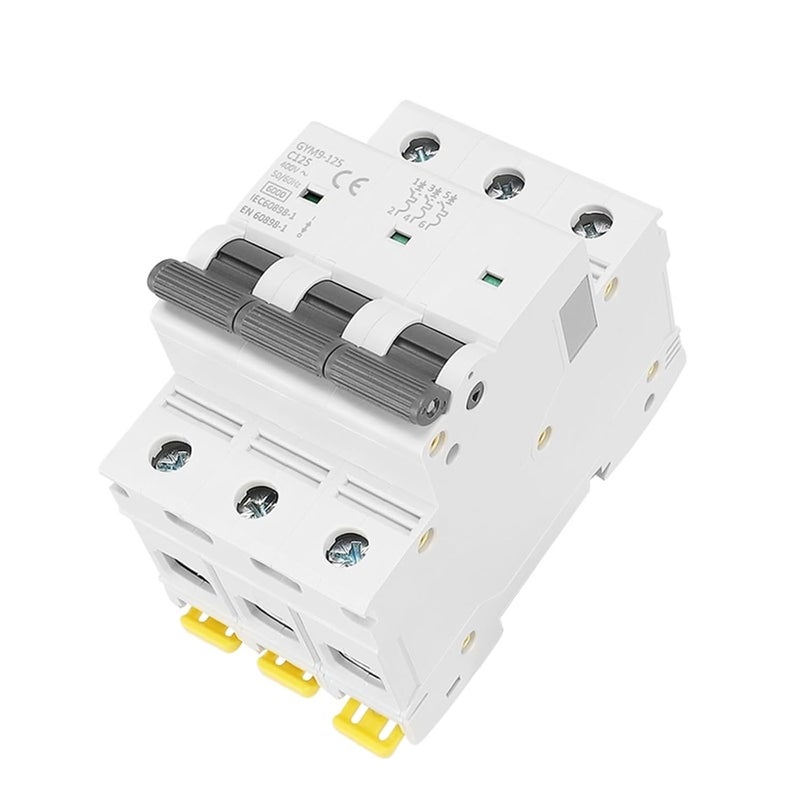 GYM9 125 AC قاطع دائرة مصغر 3 قطب منحنى C 125A 400V 6KA MCB - Image 5
