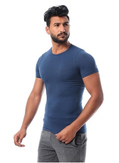 DICE Round Neck Undershirt - Navy  - Image 2