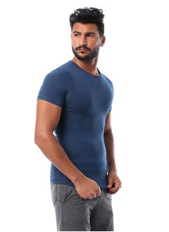 DICE Round Neck Undershirt - Navy  - Image 3