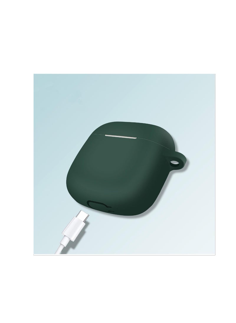 ماركة غير محددة حافظة من السيليكون متوافقة مع سماعات الأذن Huawei Freebuds SE 2، غطاء حماية من السيليكون الناعم، حافظة مقاومة للصدمات مع حلقة تسلق (أزرق)  - Image 4
