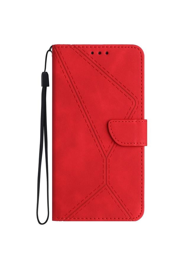 S-TOP Case For OPPO A58 4G Stitching Embossed Leather Phone Case - Image 2