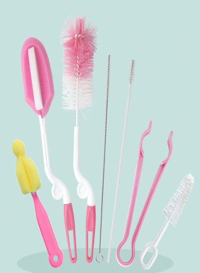 Dakos Baby Bottle Brush, Silicone Baby Bottle Brush Cleaner, Baby Bottle Cleaner Brush, Baby Milk Bottle Cleaning Brush, Nipple Cleaning Brush, Nipple Cleaning Brush,Bottle Brush Storage Box (MFP949) - Image 3