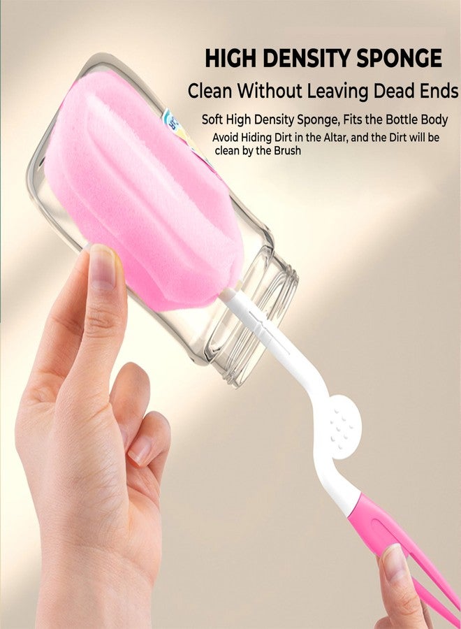 Dakos Baby Bottle Brush, Silicone Baby Bottle Brush Cleaner, Baby Bottle Cleaner Brush, Baby Milk Bottle Cleaning Brush, Nipple Cleaning Brush, Nipple Cleaning Brush,Bottle Brush Storage Box (MFP949) - Image 2
