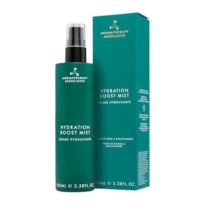 Aromatherapy Associates Hydration Boost Mist with Rose Water, Hyaluronic Acid & Niacinamide, Lightweight Daily Moisture Mist for Dry or Dehydrated Skin, Fruity Floral Scent, 1.69 fl oz - Image 1