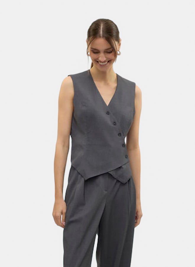 VERO MODA VERO MODA Womens Liba Sleeveless Waistcoat - Image 2