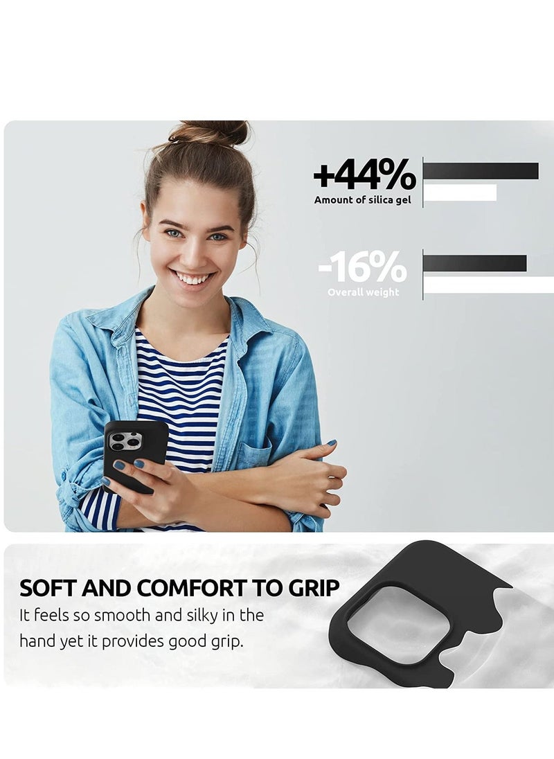 Raxoom Magnetic Case Designed for iPhone 14 Pro Max Case 6.7 inch (2022), Compatible with MagSafe, Liquid Silicone Phone Case for iPhone 14 Pro Max, Black - Image 3