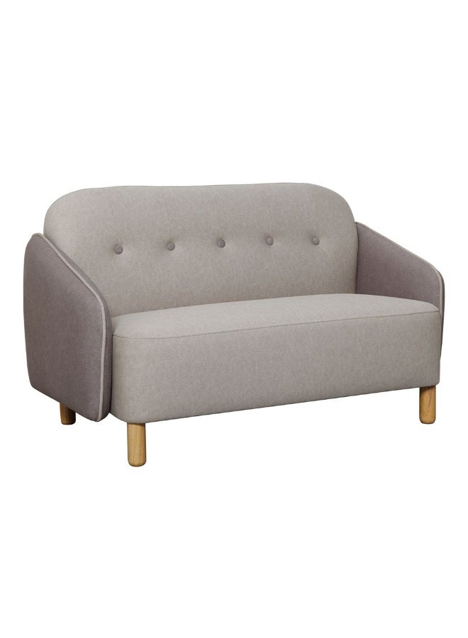DANUBE HOME Pop 2 Seater Kids Sofa | Comfortable Two Seater Chair | Sturdy Living Room Kids Furniture L100xW60xH60cm -Light Beige & Light Brown - Image 3