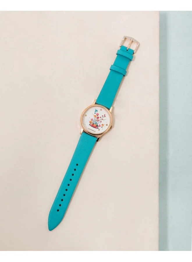 Chumbak TEAL BY CHUMBAK Leafy Branches Women's Wrist Watch
