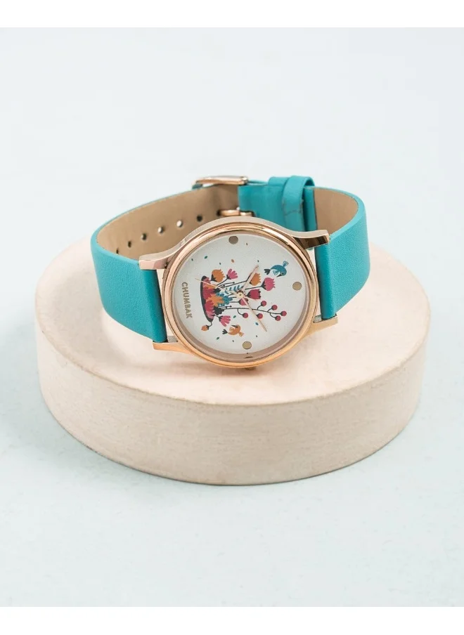 Chumbak TEAL BY CHUMBAK Leafy Branches Women's Wrist Watch