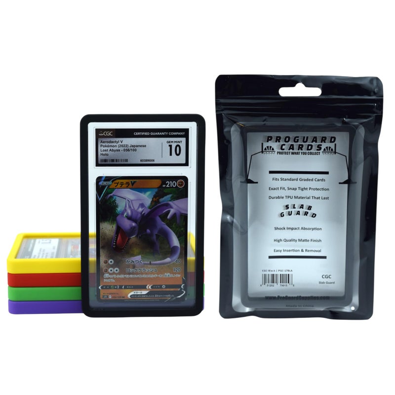 ProGuard Cards CGC Slab Guard for Standard Graded CGC Slabs | Exact Fit Snap Tight Protection | Shock Absorption | Matte Finish (Black) - Image 1