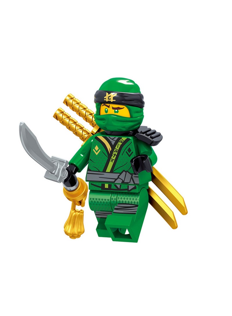 8 Phantom Series Puzzle Assembling Ninja Building Blocks Minifigure Toys Boys Children Gift Bag Pack - Image 3