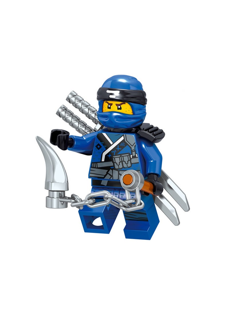 8 Phantom Series Puzzle Assembling Ninja Building Blocks Minifigure Toys Boys Children Gift Bag Pack - Image 4