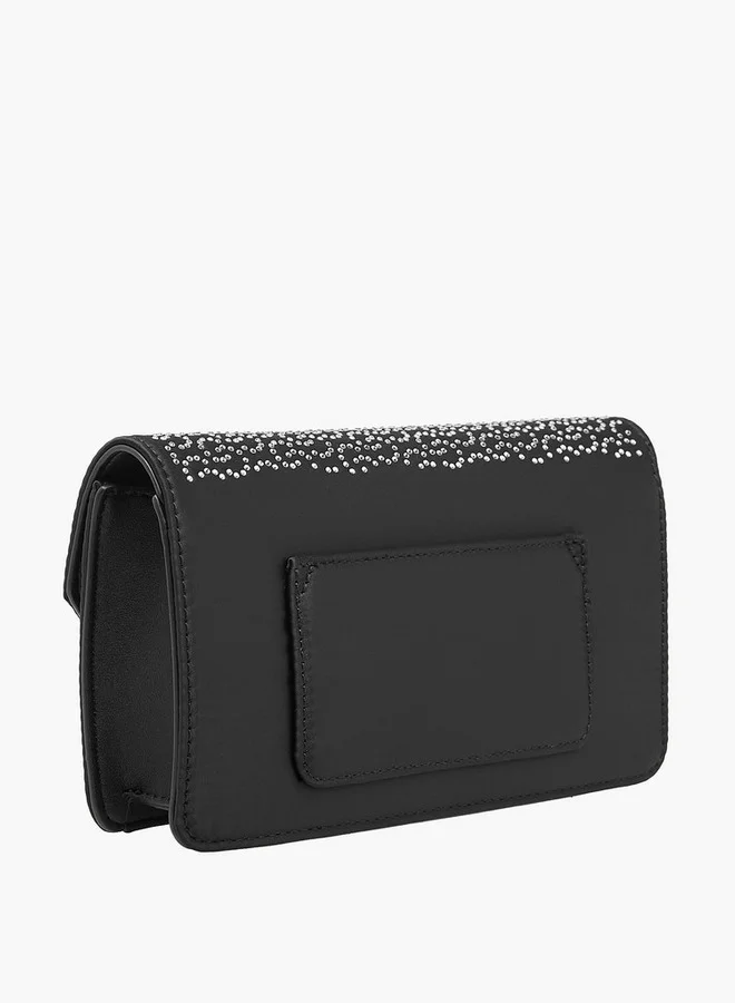 Celeste Embellished Crossbody Bag with Chain Strap