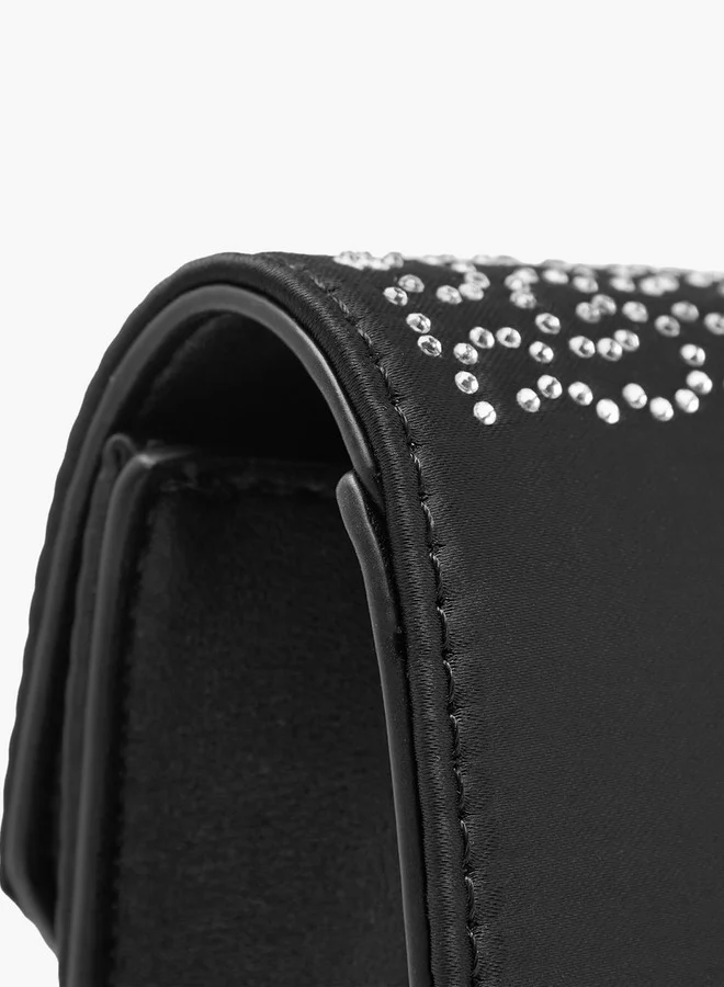 Celeste Embellished Crossbody Bag with Chain Strap