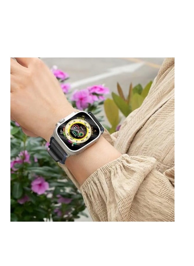 Generic - Trail Loop Strap for Apple Watch Ultra Band 49mm 45mm 44mm 42mm iWatch Ultra Band Men Women, Rugged Sport Strap Soft Nylon Wristband for iWatch Ultra 2 Bands Series 9 8 7 6 5 4 3 2 1 SE - Image 1