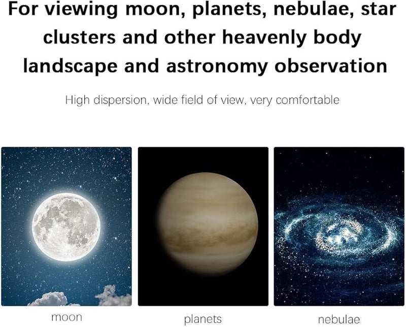 Astronomical Telescope with 1.25 Inch 8mm to 24mm Continuous Zoom Eyepiece Black - Image 3