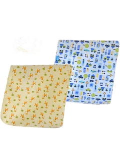Monvecle Monvecle Baby Infant Waterproof Cotton Changing Pads Washable Reusable Diapers Liners Mats Multi Pieces Pack  - Image 1
